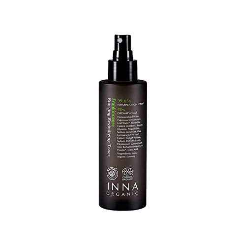 INNA Organic Rejuvenating Toner, Anti-Aging, Wrinkle Care, Fine Lines & Tightening, EWG & Cosmos Certified | Frankincense Essential Oils Infused Skin Care | Luxury Clean Beauty