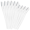 Fernfern Transparent Dermaplane Razor for Women Face 10 Pack - Gentle Exfoliation & Eyebrow Shaping