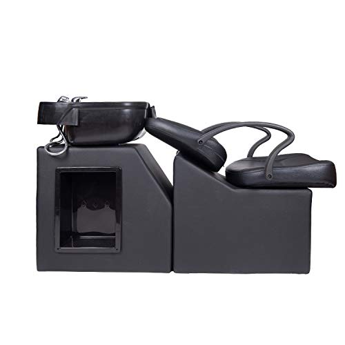 Polar Aurora Backwash Barber Chair with ABS Shampoo Bowl