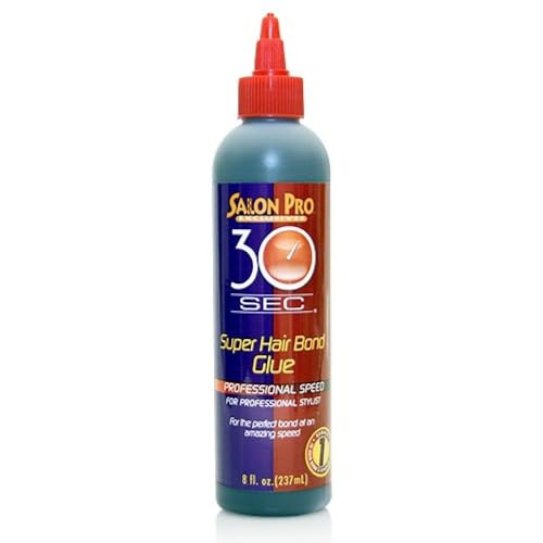 Salon Pro 30 Sec Hair Bond Glue - 8oz Professional
