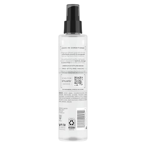TRESemme Pro Pure Leave-in Conditioner for Detangling, 6.1 oz, 2 Pack