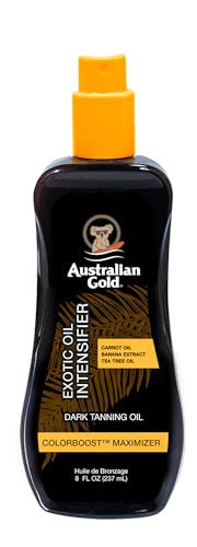 Australian Gold Dark Tanning Oil with Carrot Extract, 8 Fl Oz