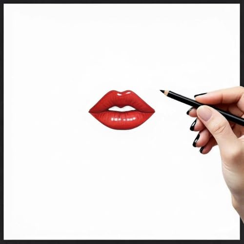 12-Piece Wooden Lip Liner Pencil Set, Long-Lasting
