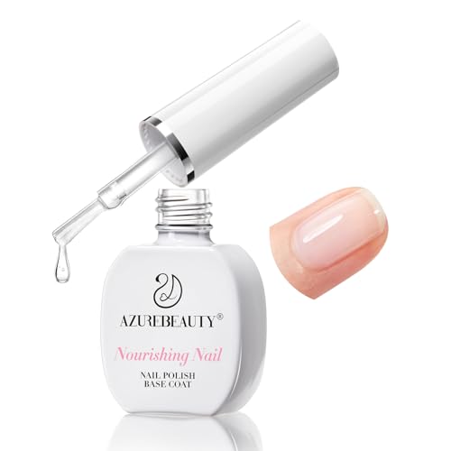 AZUREBEAUTY Clear Base Coat Nail Polish - Quick Dry & Smooth Finish
