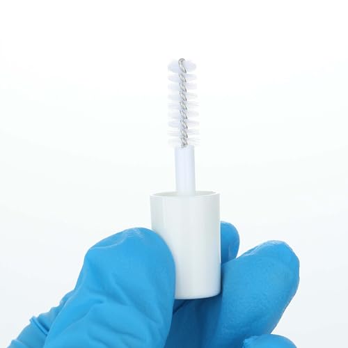 COSIDEA 52pcs 0.8ml White Empty mini mascara tubes with wand for castor oil 1ml eyelash serum tube packing sample size containers