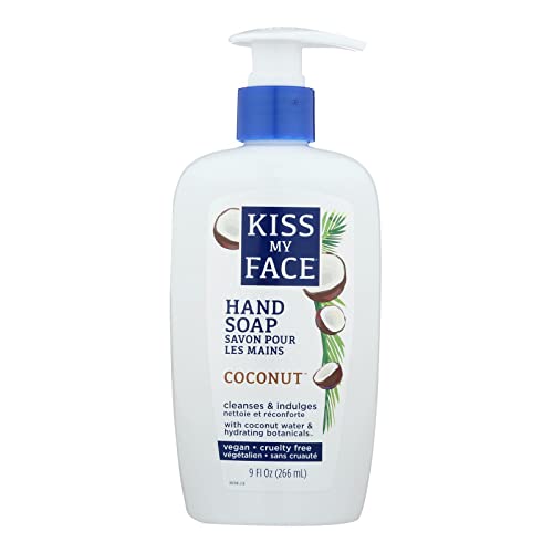 Kiss My Face Hand Soap Coconut 9oz Pump (3 Pack)