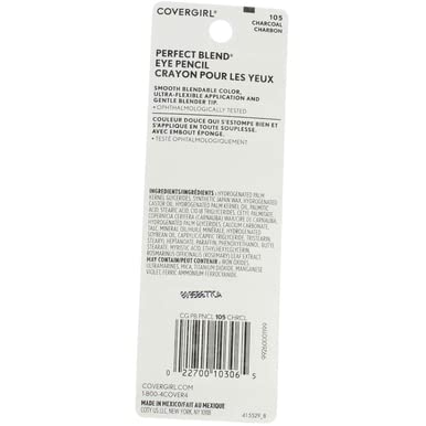 CoverGirl Perfect Blend Eye Pencil Charcoal - 2 Pack