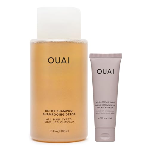 OUAI Detox Shampoo & Bond Repair Balm Set