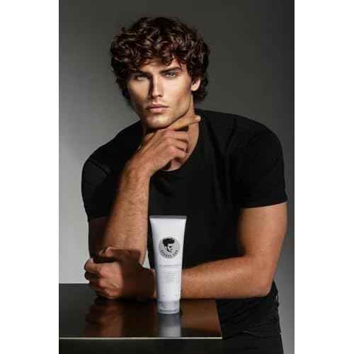 Avenue Man Curl Defining Cream - Unscented Hold Forming Curl Cream for Men with Keratin, Acai & Herbal Extracts - Frizz Control, Humidity Resistant, Lightweight Texture - Curly Hair Products for Men