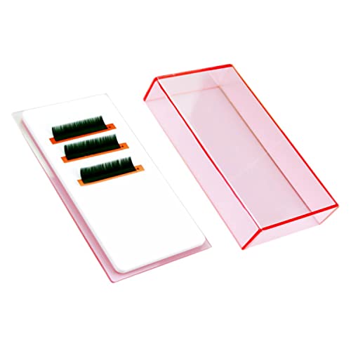 Eyelash Extension Pallet with Dustproof Cover - Pink