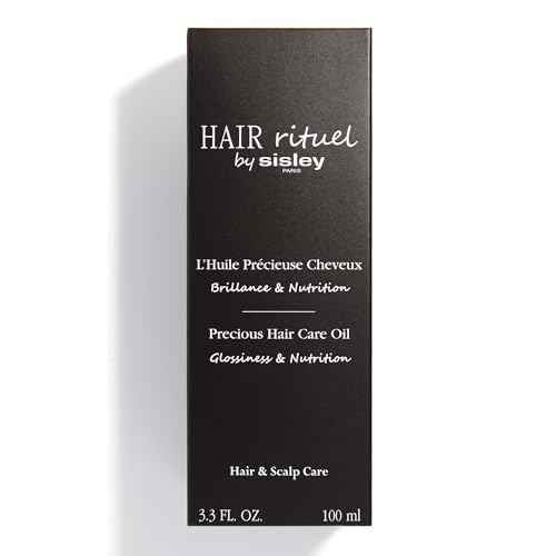 Sisley Paris Hair Rituel Precious Hair Care Oil - 100 mL - Exquisitely Scented Hair Care Oil to Bring Nutrition, Radiance & Softness - Lightweight, Shiny Finish