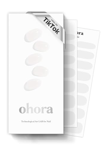 ohora Semi Cured Gel Nail Strips N Bare Crystal Salon-Quality Long Lasting