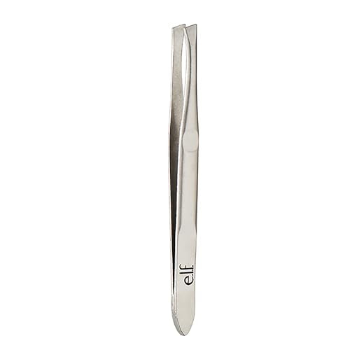 Professional Stainless Steel Slant Tweezer 1 Count – Ergonomic, Precise Hair Removal