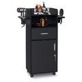 Winado Mobile Salon Trolley Cart with Lockable Cabinet & 6 Tool Holders