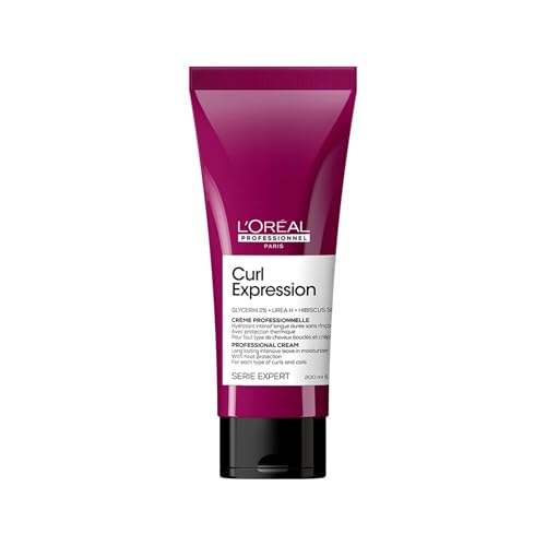 L'Or?al Professionnel Paris Curl Expression Leave-In Cream - For Curly and Coily Hair, Provides 2X More Hydration, Paraben-Free