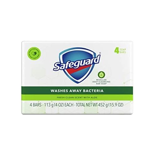 Safeguard White Soap, 4 Oz Ea. - 12 Packs x 4 Count, 48 Bars Case