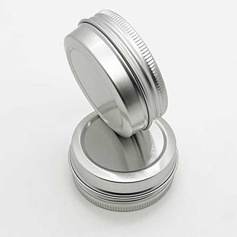 20 Pack 1 oz Aluminum Tin Jar with Screw Lid