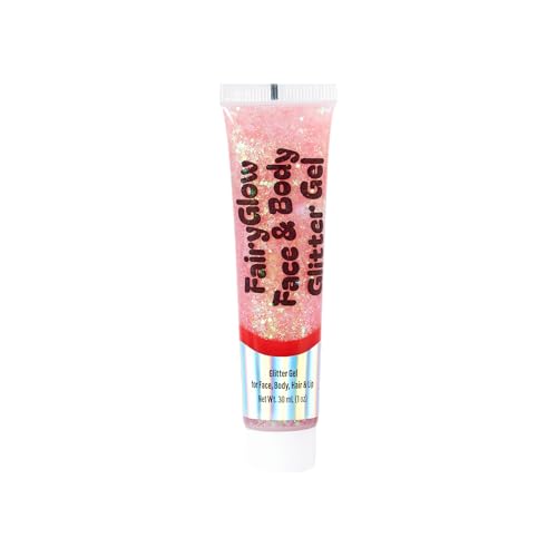Hair & Body Glitter Gel - Pink Sparkle Makeup (Kids & Adults)