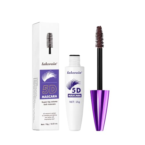 5D Waterproof Mascara - Lengthening & Volumizing Brown