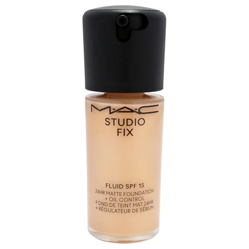 Studio Fix Fluid SPF 15 24Hr Matte Foundation Plus Oil Control - NC25 by MAC for Women - 1 oz Foundation