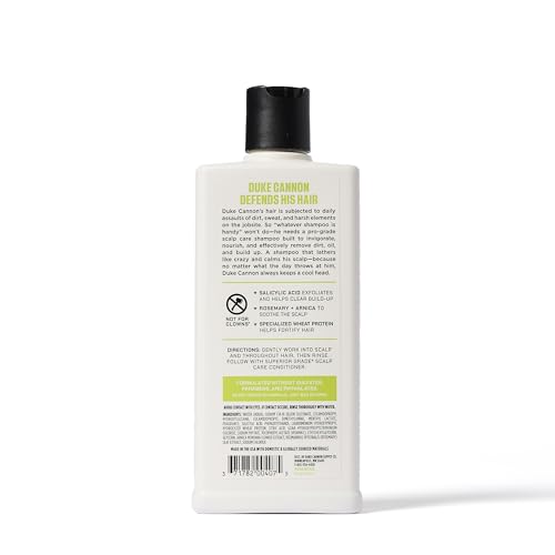 Duke Cannon Superior Grade Scalp Care Shampoo & Conditioner Bundle, 2-Pack, 14 oz Each ? Deep Cleansing, Scalp Soothing, Sulfate-Free, Moisturizing Hair Care for Men