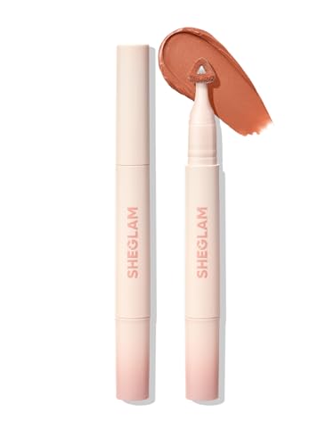 SHEGLAM Marshmallow Puff Lip Blur Pen Matte Lipstick 212 Rose Creme Long-Lasting Hydrating Lip Makeup