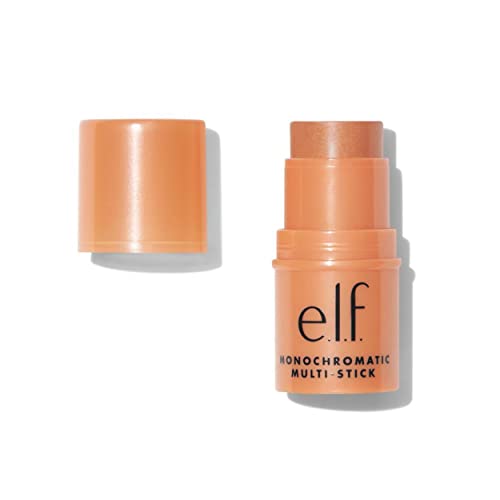 e.l.f. Monochromatic Multi Stick Glowing Mango - Cream-to-Powder Blush, Lip & Eye Color