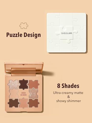 SHEGLAM 8-Color Eyeshadow Palette - Matte & Shimmer