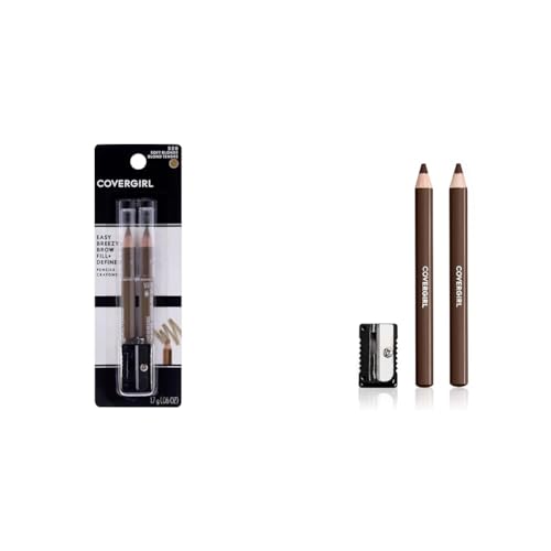 COVERGIRL Easy Breezy Brow Pencil 2-Pack with Spoolie