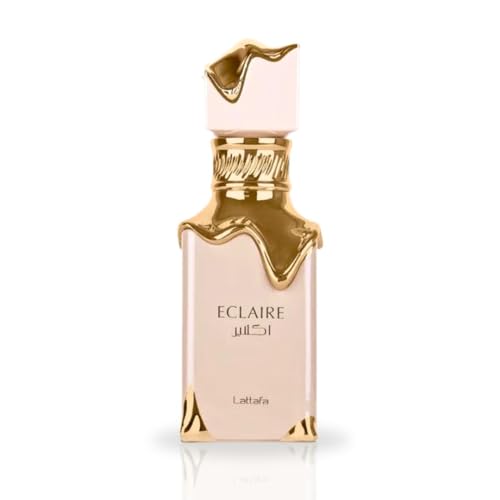 Lattafa Eclaire Eau de Parfum Spray for Women, Gourmand Fragrance, 3.4 oz/100ml