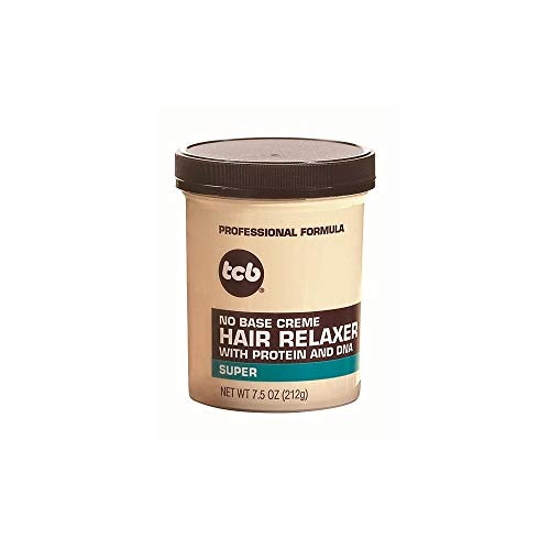 Tcb Hair Relaxer No Base Creme 7.5 Ounce Super Jar (221ml) (3 Pack)