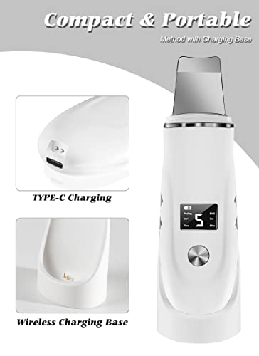 4-in-1 Face Skin Scrubber with USB Charging & Auto Shut-off
