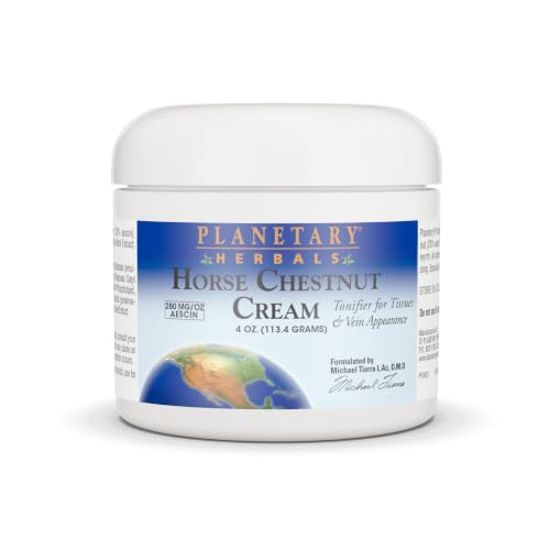 Planetary Herbals Horse Chestnut Cream Tonifier - 4oz, External Vein Support