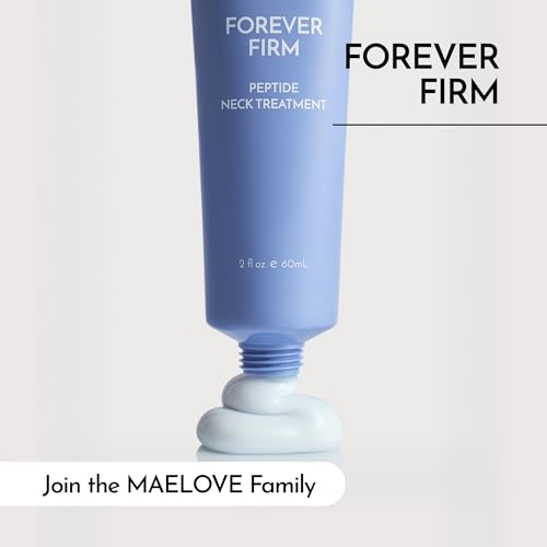 MAELOVE Forever Firm Neck Treatment ? Peptide-Rich Cream for Neck & D?colletage, Firming, Lifting & Hydration, Reduces Wrinkles & Sagging