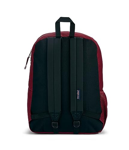 JanSport Cross Town Backpack 17" x 12.5" x 6" - Simple Bag for Everyone with 1 Main Compartment, Front Utility Pocket - Premium Class Accessories - Russet Red