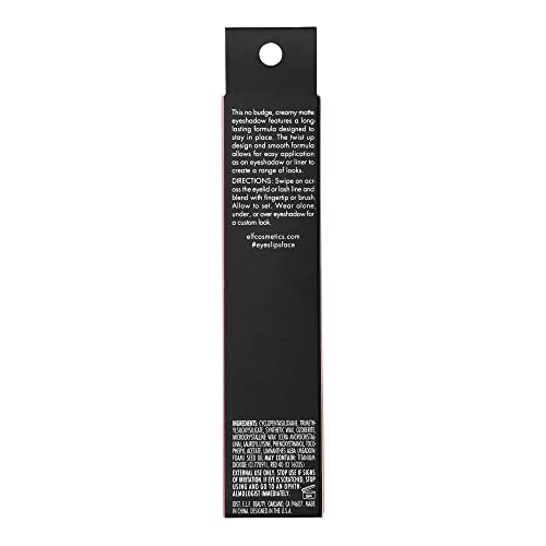 e.l.f. No Budge Matte Eyeshadow Stick - Long-Wear Cream Eyeshadow for Eyes, Vegan & Cruelty-Free