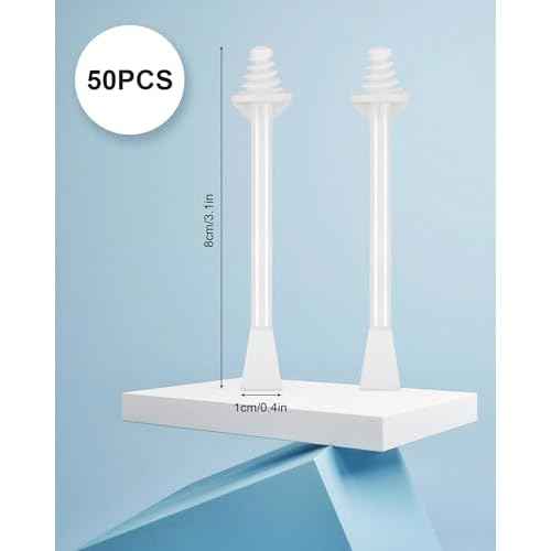 50 Pcs Nose Wax Sticks, Nose Wax Kit Men and Women Nose Wax Applicator Sticks for Nostrils Ears Face Cleaning