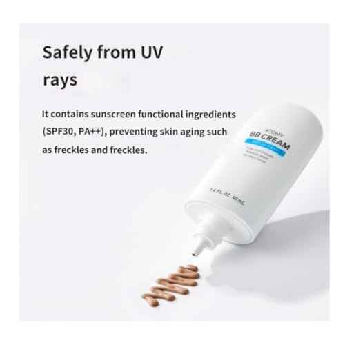 A.t.o.m.y BB Cream SPF 30 PA++ ? Radiant Coverage with Hydrating & Anti-Aging Benefits | Lightweight Korean Beauty Balm (1.35 fl oz) x 2pcs