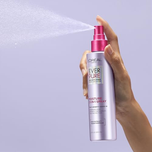 L'Oreal Paris EverPure Moisture Leave-In Conditioner Spray, 6.7 Oz