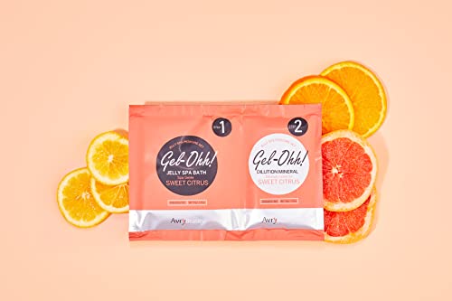 AvryBeauty Gel-Ohh Citrus Jelly Spa Pedicure Foot Soak (3 Pack) with Vitamin C