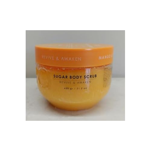 Ciroa, Sugar Body Scrub, MANGO & COCONUT, 21.2 oz, Revive & Awaken, Cruelty & Vegan Free (600gr)