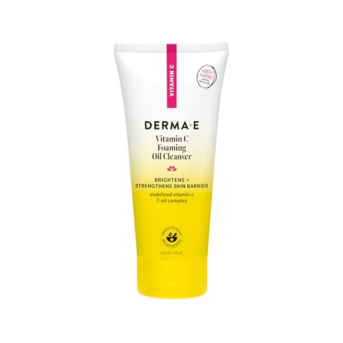 Derma E Vitamin C Foaming Oil Cleanser, 6 Fl Oz