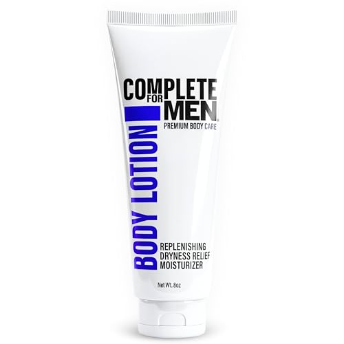 Men's Body Lotion with Shea & Aloe - Hydrating Non-Greasy Moisturizer for Dry Skin
