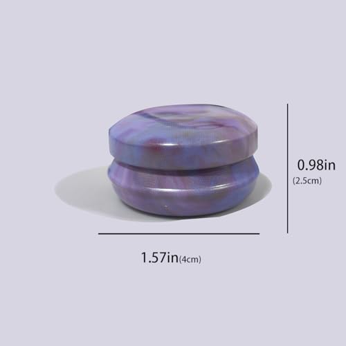 Lseaning Sweet Refillable Metal Tin Containers - 12pcs Decorative Balm & Lip Balm Jars