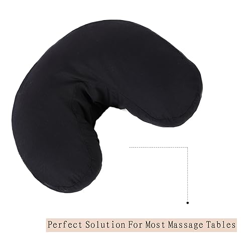MRJ 3-Piece Microfiber Massage Sheet Set with Face Cradle Cover, Black