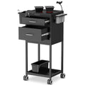 TASALON Metal Salon Cart with Lockable Drawers & Wheels