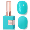 Double Rhythm 15ml Gel Nail Polish - Teal Translucent Pastel