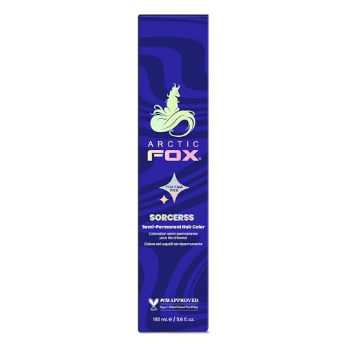 Arctic Fox Sorceress Semi-Permanent Blue Hair Dye 5.6 oz - Vegan, Ammonia-Free