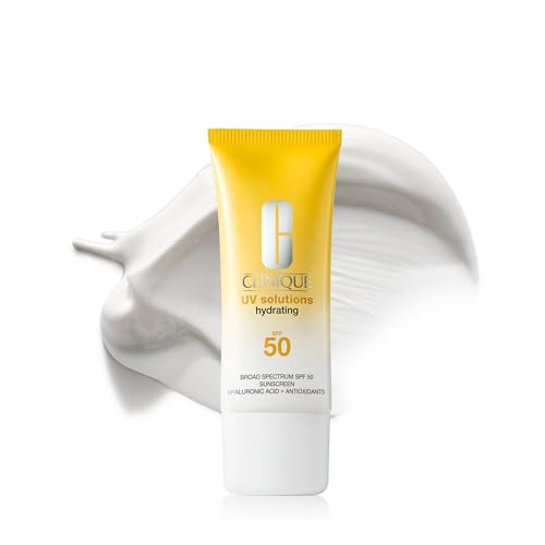 Clinique UV Solutions Sunscreen Broad Spectrum SPF 50 With Antioxidants | In Mattifying & Hydrating Formulas | No White Cast | Safe For Sensitive Skin, 1.3 Fl Oz