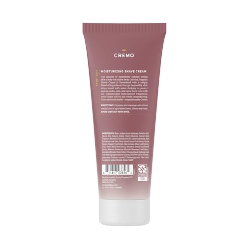 Cremo Women¡¯s Shaving Cream Sensitive Skin, Moisturizing, Vanilla Tonka, Ultra-Slick Shave Cream for Women, Fights Nicks, Cuts and Razor Burn, 6 Fl Oz